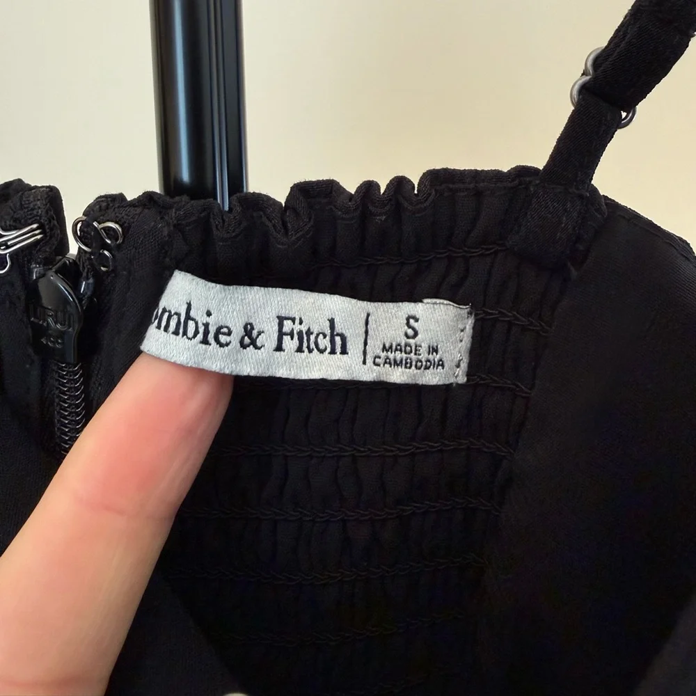 Abercrombie & Fitch Black Maxi Dress
